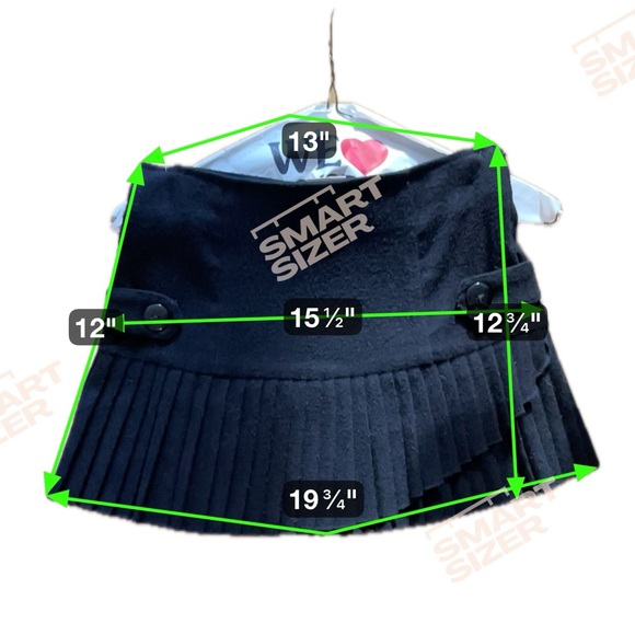 Un Deux Trois Black Skater Mini Skirt
